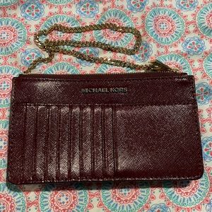 Wine colored Michael Kors wallet